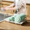 Household kitchen sink, draining bowl rack, eco-friendly plastic tableware, fruit storage, draining bowl rack, countertop storage rack Specification image